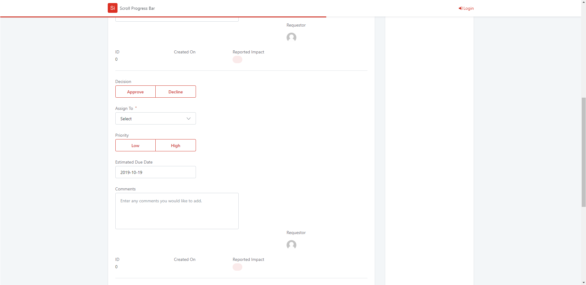 Scroll Progress Bar - Overview (O11) | OutSystems