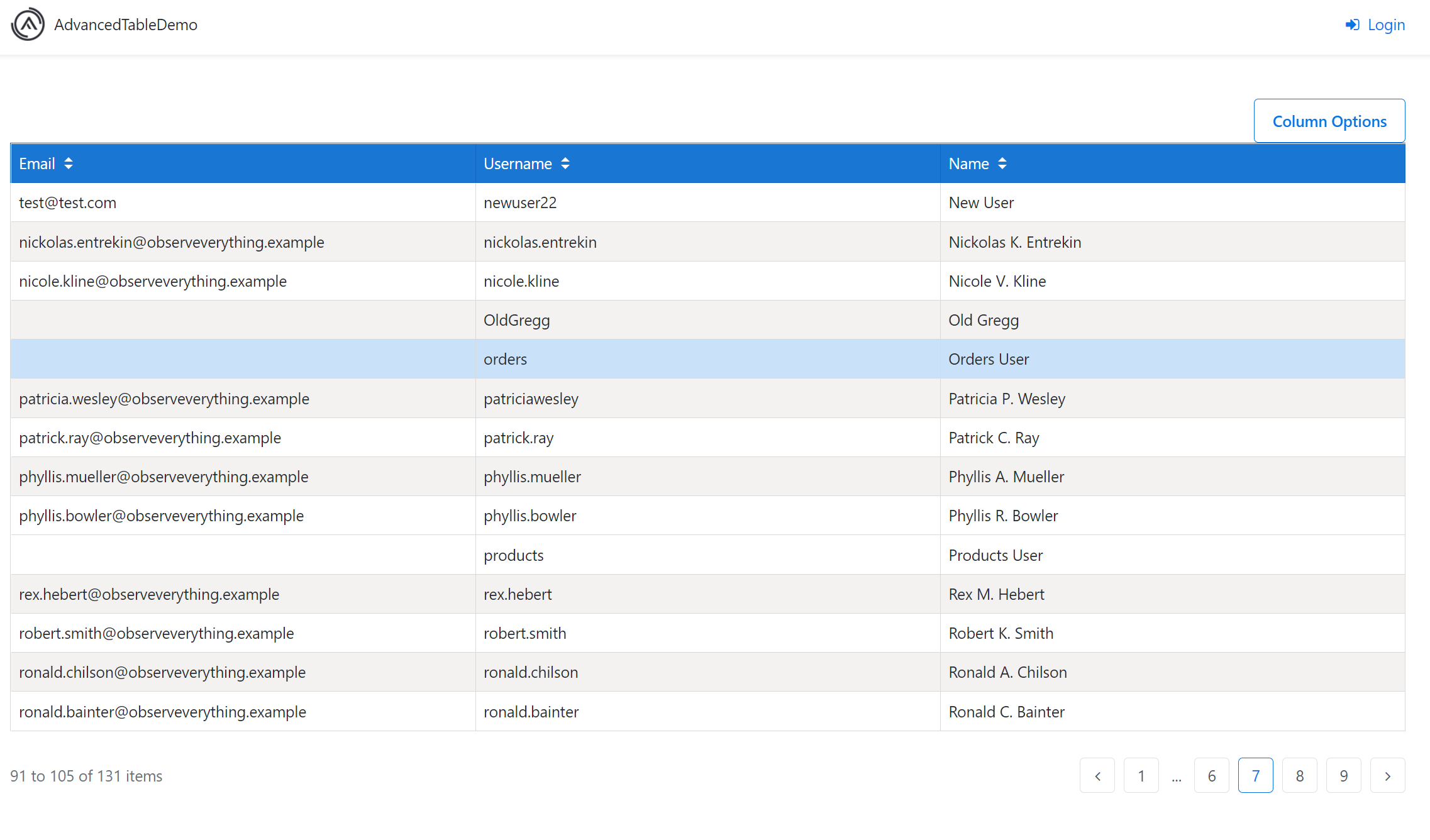 Advanced Table - Overview (O11) | OutSystems