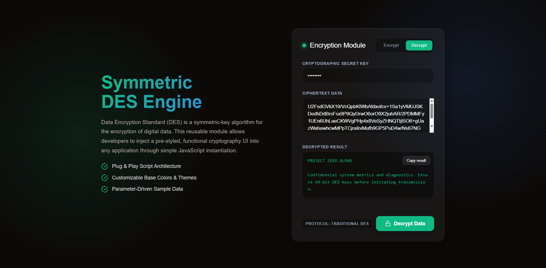 DES Encryption - Overview (O11) | OutSystems