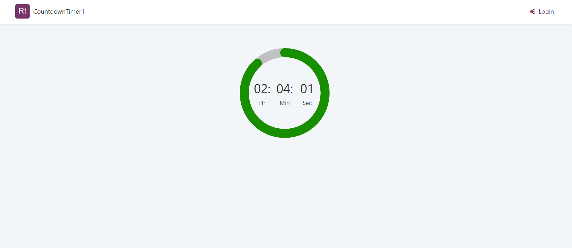 Countdown with Color Changing Ring - Overview (O11) | OutSystems