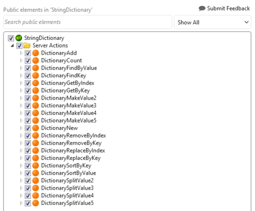 String Dictionary - Overview (O11) | OutSystems