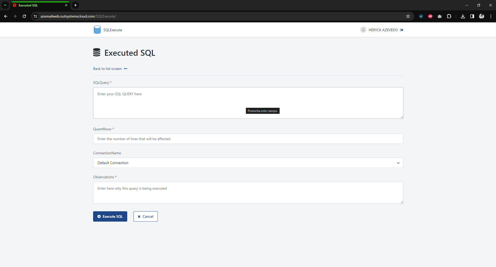 SQL Execute - Overview (O11) | OutSystems