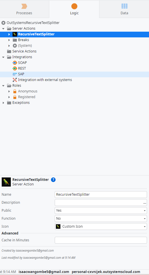 OutSystems Recursive Character Text Splitter - Overview (O11) | OutSystems