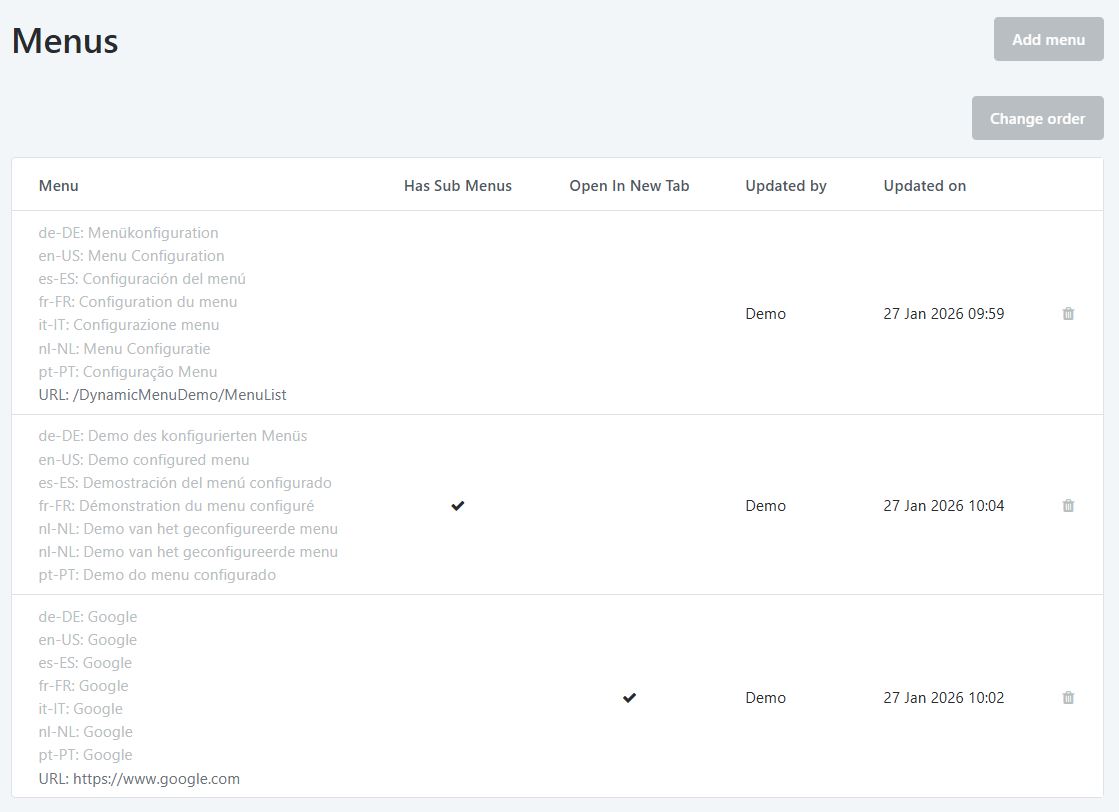 Dynamic Menu - Overview (O11) | OutSystems
