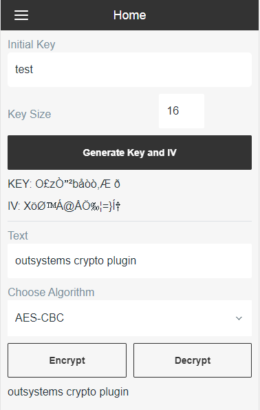 Crypto Library Plugin - Overview (O11) | OutSystems