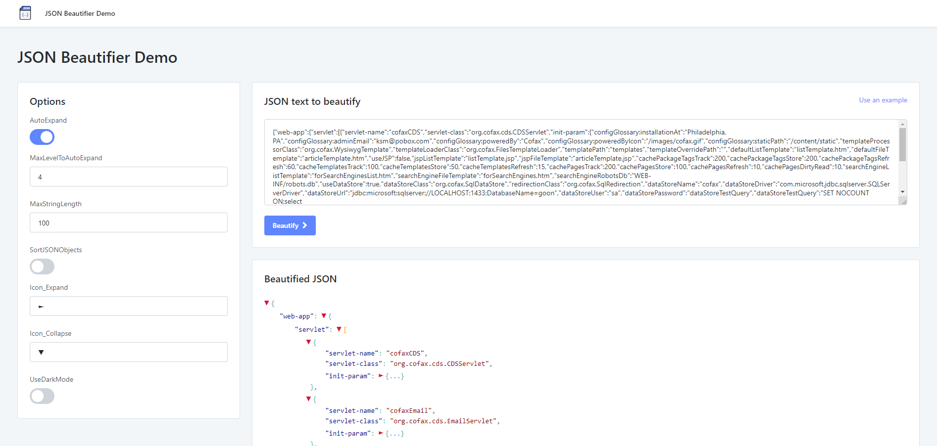 JSONBeautifier - Overview (O11) | OutSystems