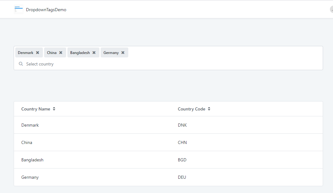 Dropdown Tags Demo Example - Overview (O11) | OutSystems