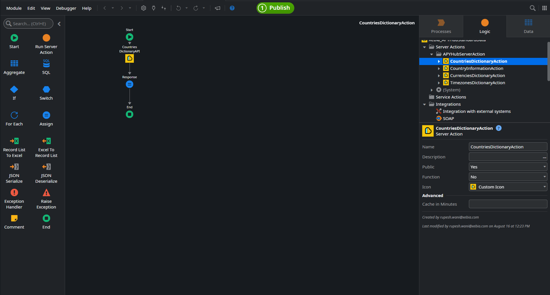 Xebia_APYHub Standard Data - Overview (O11) | OutSystems