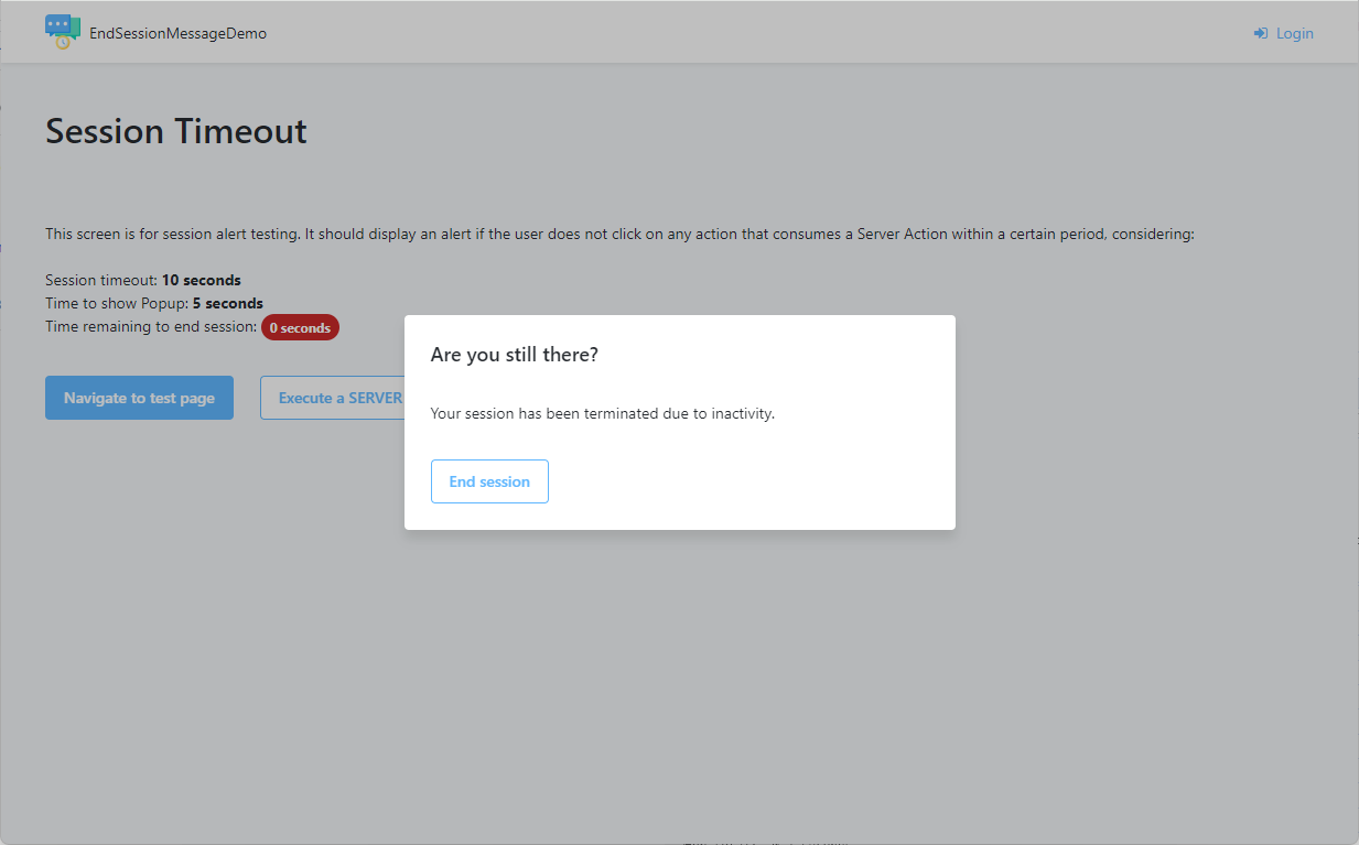 Session Timeout Alert - Overview (O11) | OutSystems