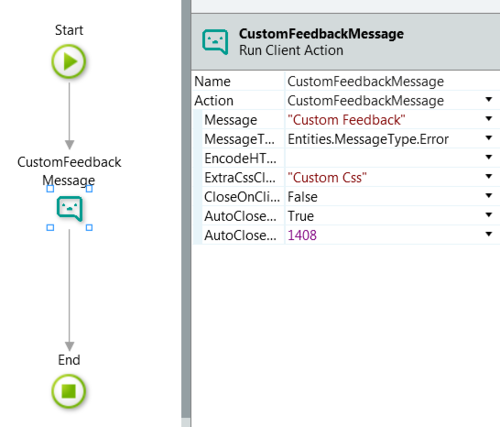 Customizable Feedback message (mobile) - Overview (O11) | OutSystems