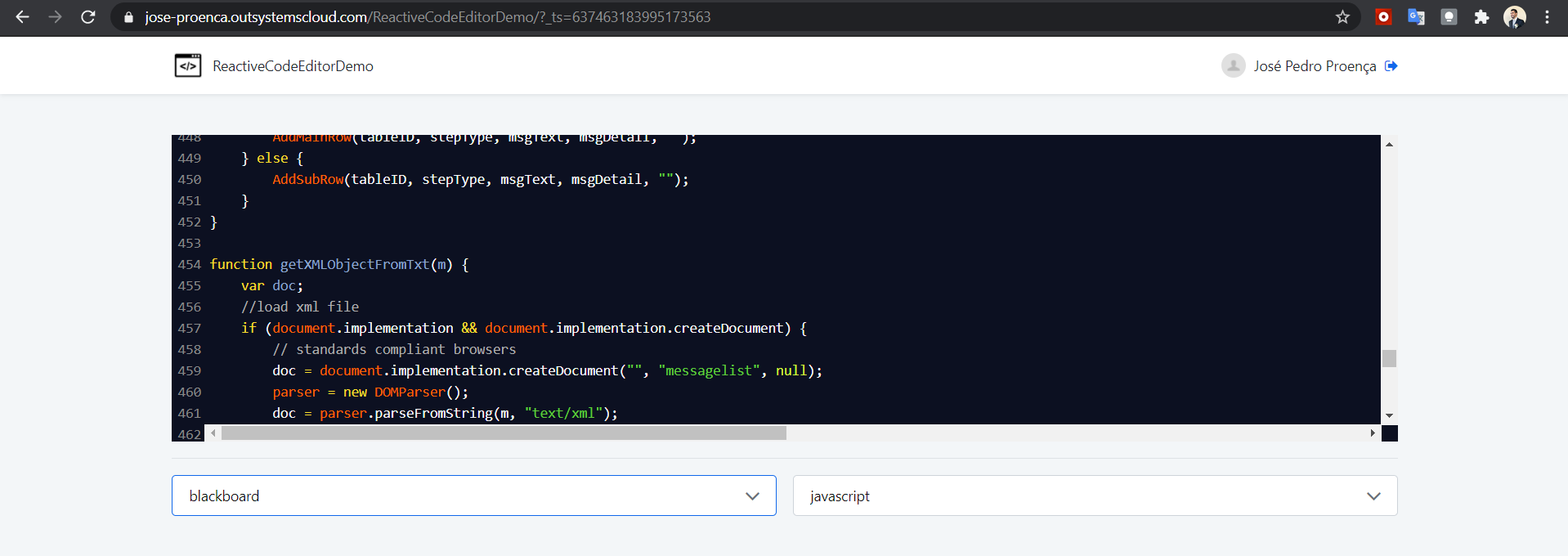 Reactive Code Editor - Overview (O11) | OutSystems