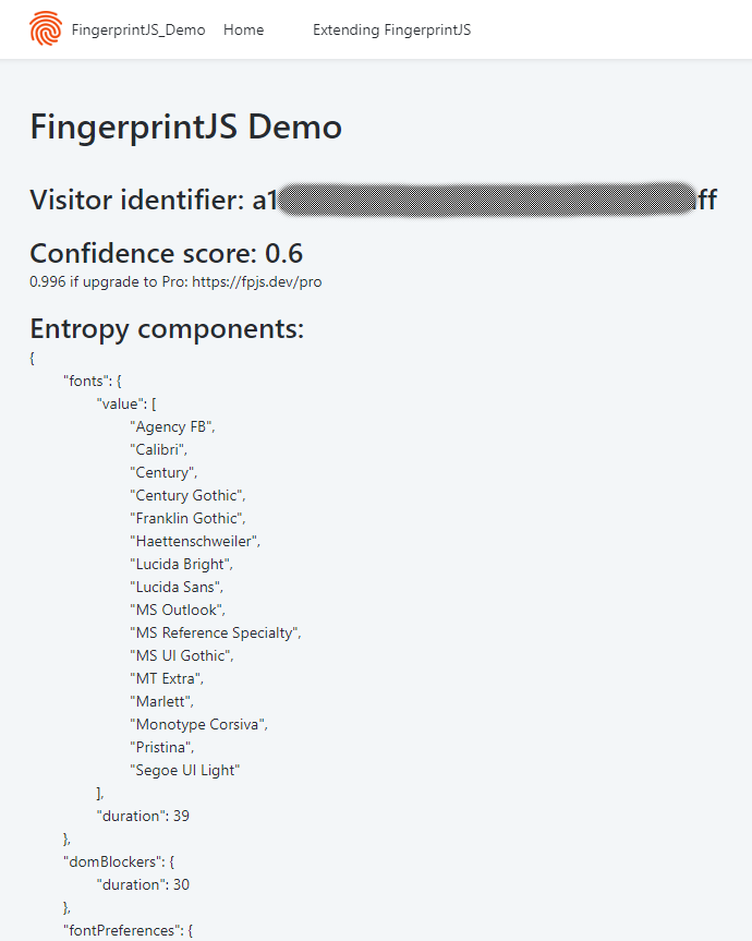FingerprintJS - Overview (O11) | OutSystems