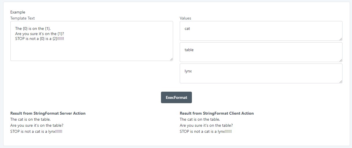 String Format Utils - Overview (O11) | OutSystems