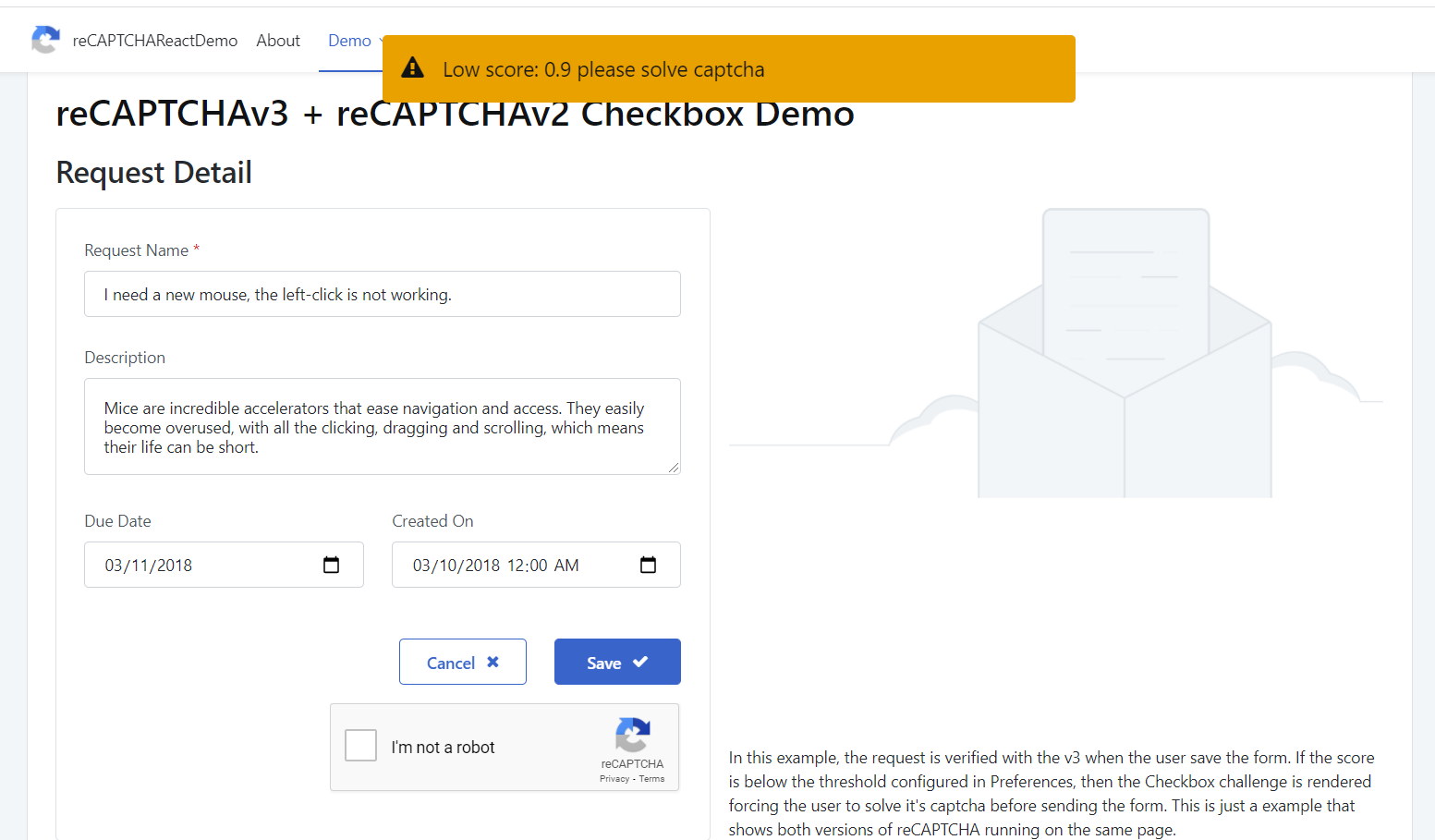 Google reCAPTCHA React - Overview (O11) | OutSystems