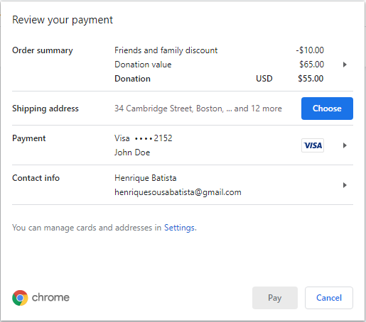 Payment Request API - Overview (O11) | OutSystems