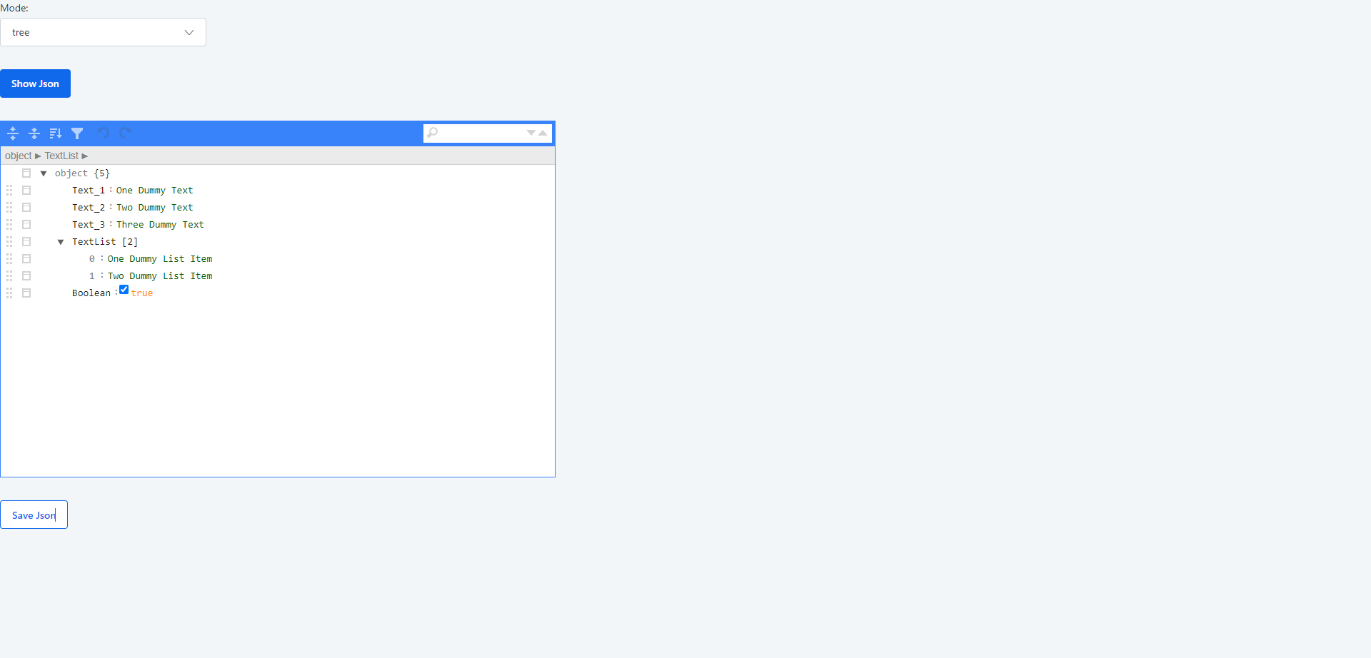 JsonEditor - Overview (O11) | OutSystems