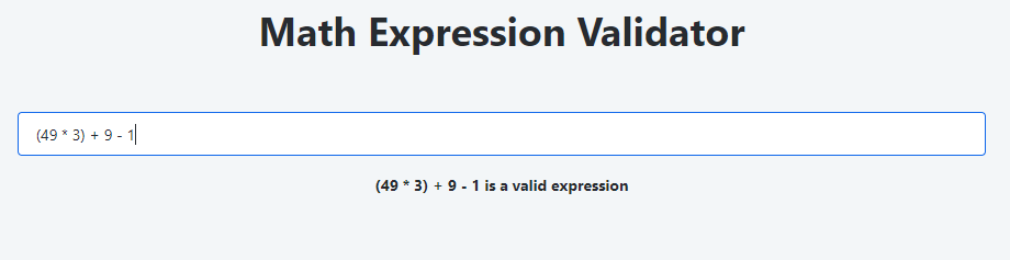 Math Expression Validator - Overview (O11) | OutSystems