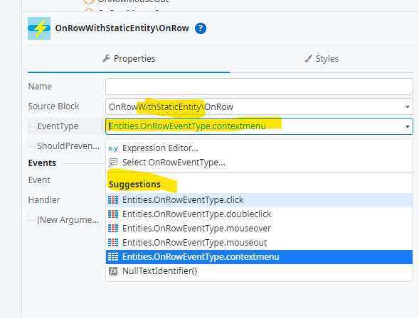 Static Entity OnRow - with static entity - Overview (O11) | OutSystems