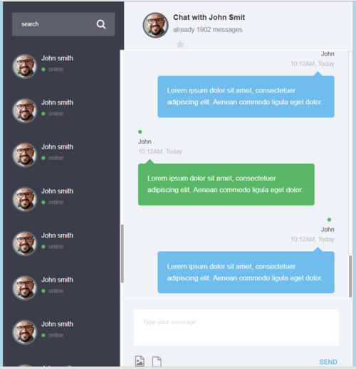 Chat UI Interface - Overview (O11) | OutSystems