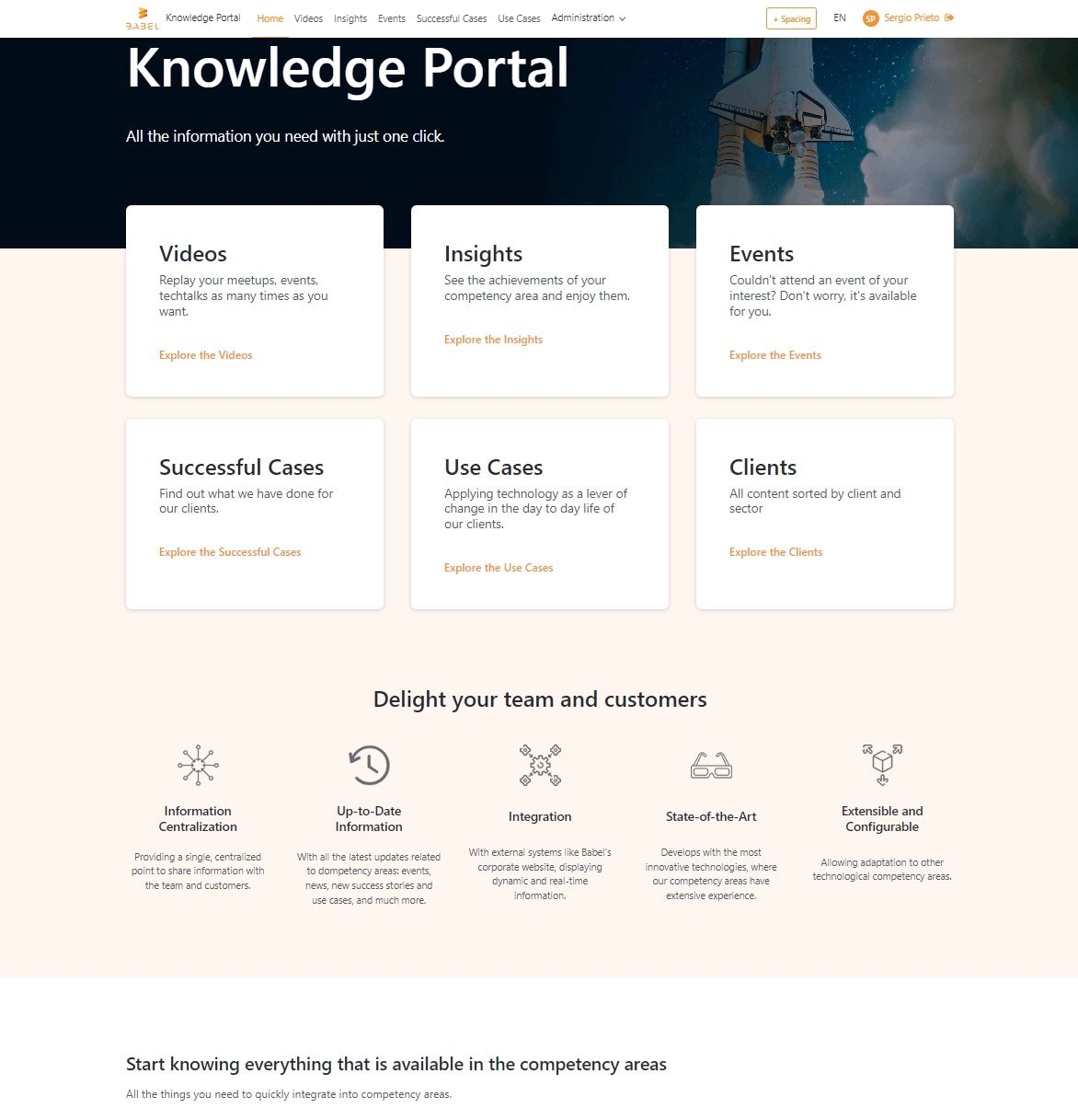 Commercial Knowledge Management System