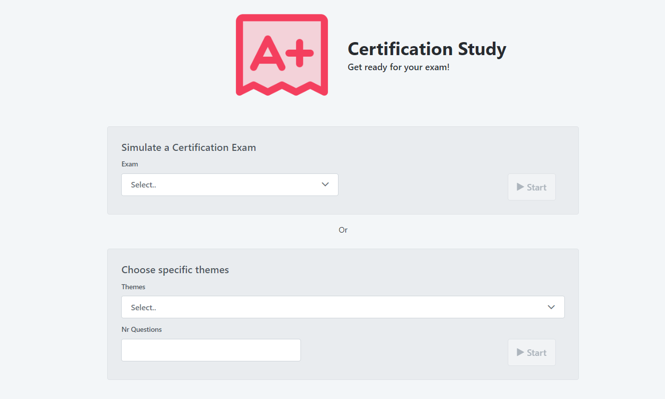 Certification Study