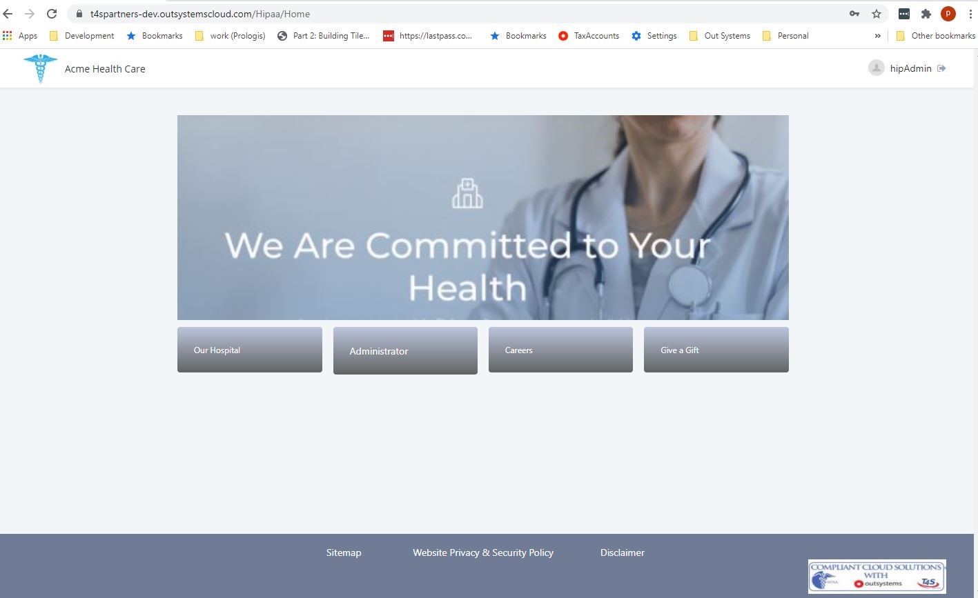 HIPAA Compliant Cloud Solution