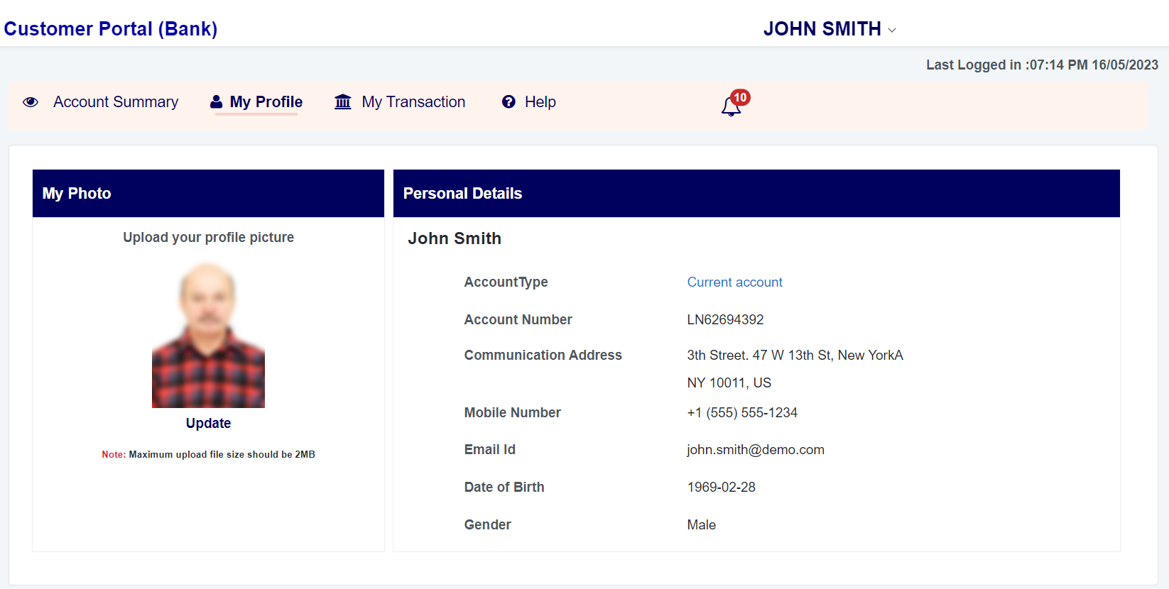 Customer Portal