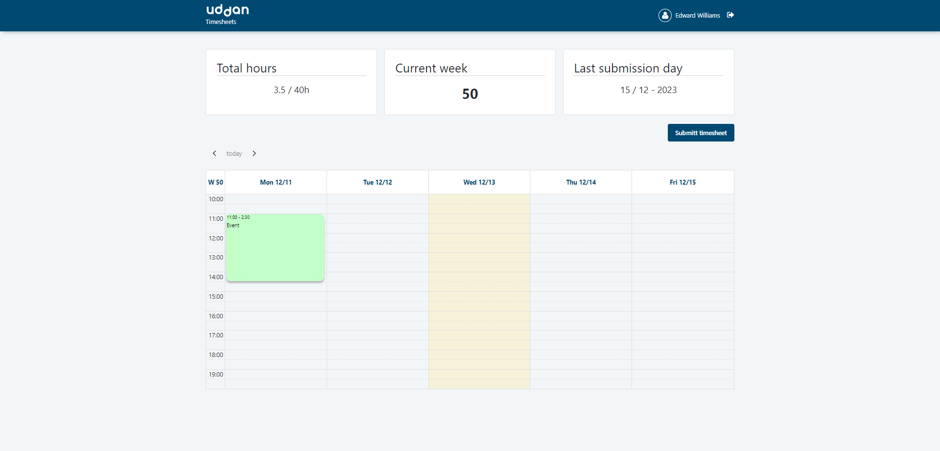 Timesheets Accelerator